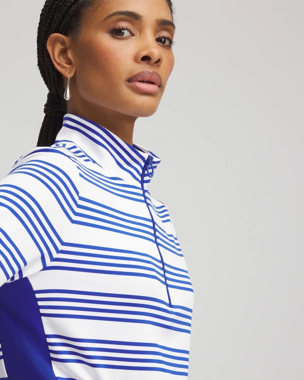 Zenergy® UPF Stripe Long Sleeve Top | Chico's